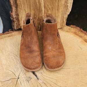 Brown Suede Ankle Boots